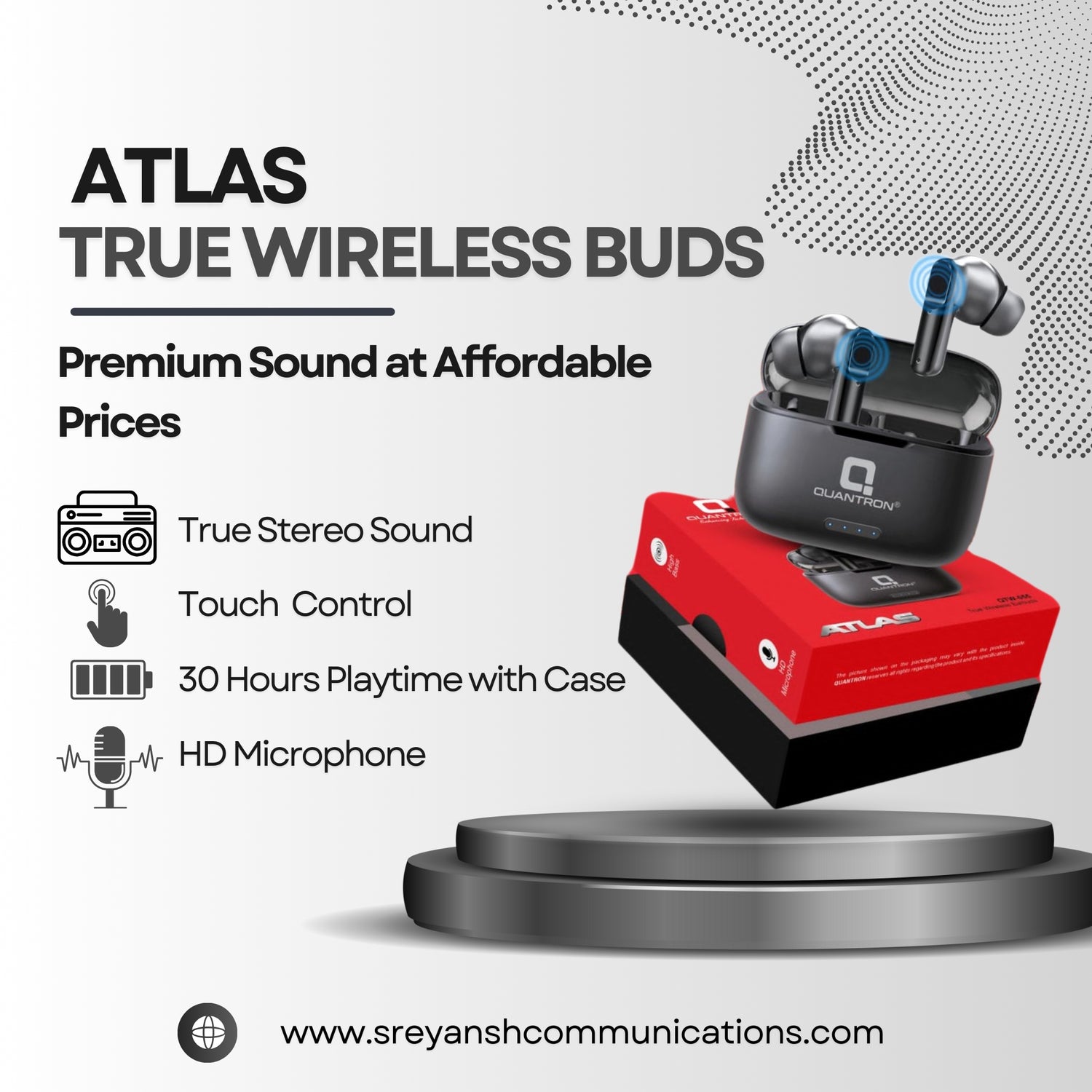 Atlas True wireless Buds