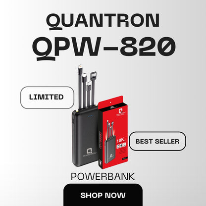 Power Bank With Dual Torch-Quantron