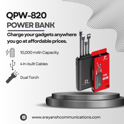 Power Bank With Dual Torch-Quantron