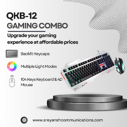 Quantron Gaming Combo – Keyboard and Mouse