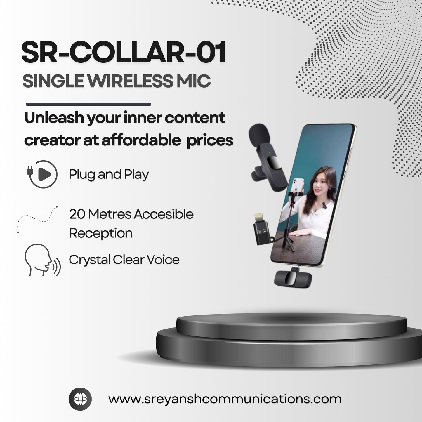 Single Mic with type-C And Iphone Connector